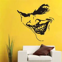 Pegatinas de vinilo para pared de 89x89cm, Mural, diseño de habitación, juego de cartas, Joker, Horror 2024 - compra barato