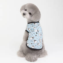 Yoolook cães dos desenhos animados roupas novas roupas para cães engraçados para pequeno cão médio verão roupas para animais de estimação colete arrtracive ropa parros 2024 - compre barato