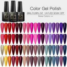 RBAN NAIL 60 Colors Matte UV Gel Nail Polish 8ml Pure Nail Color Need Matte Top Coat Soak Off Nail Art Gel Varnish Manicure 2024 - buy cheap