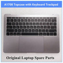 For Macbook A1708  US  Keyboard Backlight Topcase Trackpad Touchpad Cover Space Grey Silver 2024 - buy cheap