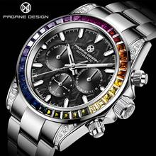 PAGRNE DESIGN 40mm Mechanical Watches Top Brand Stainless Steel Sports Waterproof Watches Sapphire Glass Automatic Men's Watches 2024 - buy cheap