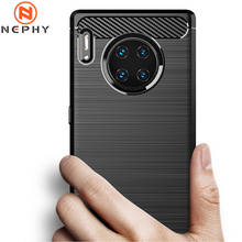 Carbon Fiber Phone Case For Huawei P30 P20 Lite P10 Plus Mate 10 20 20X 30 Pro Honor 10 Lite Nova 3 3i 4 5 Silicone Rubber Cover 2024 - buy cheap