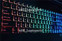 Teclado qverty com iluminação colorida, novo teclado americano e inglês para msi gs60 gs70 gt72 ws60 ge72 2024 - compre barato