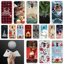 Serie de Navidad luces de Navidad teléfono funda para Samsung Galaxy A10 A20 A30 A40 A50 A60 A70 A6 A8 más A7 A9 2018 A3 A5 2017 2024 - compra barato