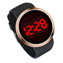 Moda relógios de tela sensível ao toque homem led digital relógios masculinos esportes silicone dia data relógio eletrônico relogio masculino 2024 - compre barato