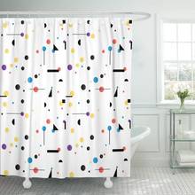 Adstract Abstract Like Kandinsky Bright Color Transition Colored Courageous Shower Curtain Waterproof Fabric 72 x 72 Inches Set 2024 - buy cheap