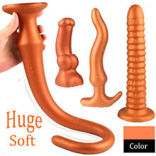 Sex Shop Super Soft Silicone Huge Anal Plug Adult Erotic Toy Anus Dilator G spot Masturbator Large Dildo for Woman Men Sex Toys 2024 - buy cheap