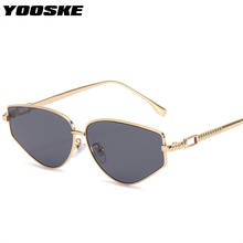 YOOSKE-gafas de sol con forma de ojo de gato para hombre y mujer, lentes de sol con diseño de ojo de gato, estilo moderno, UV400 2024 - compra barato