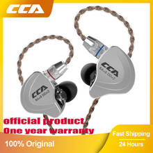 CCA C10 Headphones 4BA+1DD Hybrid Technology HiFi In Ear Music DJ Gamer Sport Earphone Active Noice Cancelling Monitor Headset 2024 - buy cheap