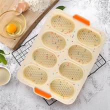 Kapmore 1pc Food Grade Silicone Muffin Pan Non-Stick 8-Cavity Silicone Cupcake Pan Cupcake Bread Mold DIY Baking Tool 2024 - buy cheap