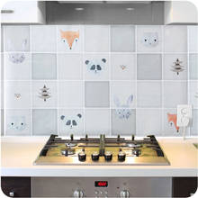 Wall Stickers Decorative High Temperature Resistant Aluminum Foil Stove Waterproof Stickers Kitchen Oil-Proof Stickers 2024 - buy cheap