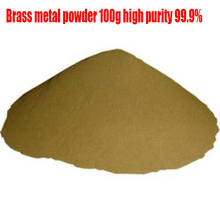Brass Metal Powder 100g High Purity 99.9% Metal Powder Good Thermal Conductivity Made Of High-quality Materials 2024 - compre barato