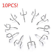 10PCS Steel Hanging Tool Storage Hooks Steel Pegs Board Pegboard Hooks Garage Work Shop Storage Display Organization 2024 - buy cheap