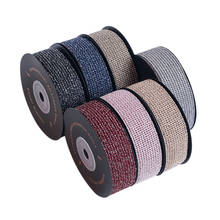10yards Silver Grid Mesh Stain Ribbon 25mm/36mm for DIY Bow Bouquet Gift Packing Clothing Accessories Material 2024 - buy cheap