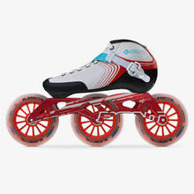 Bont-patins roller inline originais, bota de fibra carboneável, em linha, 2020mm, rodas graduais, patinação 2024 - compre barato