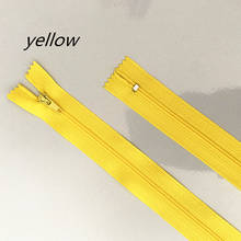 10 peças. Zíper de nylon amarelo de 10-60 cm (4-24 polegadas) para alfaiate de esgoto artesanato 2024 - compre barato