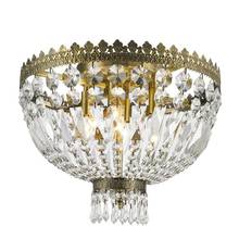 Lámpara de araña pequeña de cristal para dormitorio de invitados, candelabro de decoración suave, estilo retro americano, neocle, cálido 2024 - compra barato