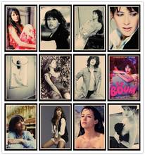 Perfeito jl sophie marceau poster adesivos de parede do vintage poster imprime alta qualidade para a barra e decoração casa sfms01 2024 - compre barato