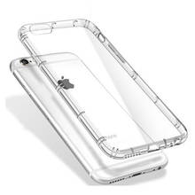 Для iPhone 11 Pro Max чехол противоударный прозрачный ТПУ силиконовый чехол с "воздушной подушкой" чехол для iPhone XS Max XR Xs 8 7 6 6S Plus 5 5S SE 2024 - купить недорого