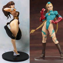 Sexy Girl Game Chun Li Figures Toy Doll Anime Cammy Action Figure Cartoon Figura Collection Model Toys 23cm 2024 - compre barato