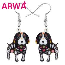ARWA Acrylic Halloween Beagles Dog Earrings Big Printing Cute Animal Dangle Drop Jewelry For Women Girls Trendy Gift Accessories 2024 - buy cheap