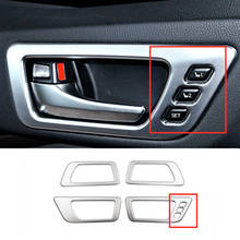 ABS Matte For Toyota Highlander Kluger 2014-2020 Accessories inner door Bowl protector frame Cover Trim Sticker Car Styling 4pcs 2024 - buy cheap