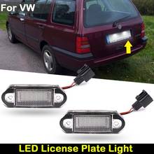 Luz trasera blanca para coche, accesorio para VW Golf 3 Variant 1993-1999 Verno Jetta 3 1992-1998, luz LED de matrícula 2024 - compra barato