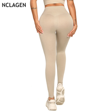 NCLAGEN Gym Seamless Leggings Sport Women High Waist Fitness Yoga Pants Athletic Active Running Sexy Squat Proof Workout Tights 2024 - buy cheap