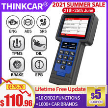 THINKCAR THINKSCAN 601 Professional Scanner Full OBD2 Car Diagnostic Tool For Engine ABS SRS Systems with Oil EPB SAS TPMS Reset 2024 - buy cheap