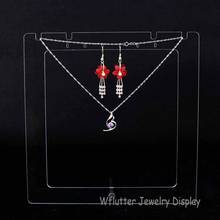 Acrylic Jewelry Necklace Showing Display Earring Stand Case Necklace Organizer Earring Holder Jewerly Rack Shelf 2024 - buy cheap