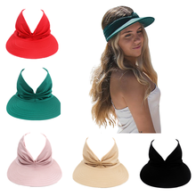 2021 New Arrival Summer Hat Women's Sun Visor Sun Hat Anti-ultraviolet Elastic Hollow Top Hats New Casual Caps Gorras for Women 2024 - buy cheap