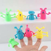 5 Pcs Hand Puppet Breathable Variety Shape TPR Storytelling Cartoon Finger Puppet for Gathering 2024 - buy cheap