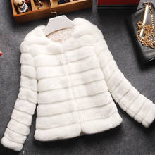 women's fur coat female new winter faux fur coat artificial fur jackets for women rabbit hair Leather grass plus size women coat 2024 - buy cheap