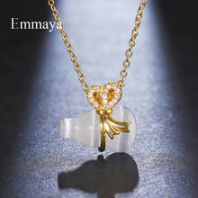 Emmaya New Arrival Ingenious Design Bottle With Heart Shape Pendant For Women&Girls Fashion Necklace In Dinner Glass Ornament 2024 - buy cheap