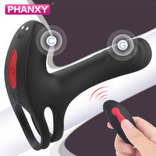 PHANXY Couples G-Spot Vibrator Nipples Vagina Stimulator Long-Lasting Penis Cock Ring Erection Delay Ejaculation Adult Sex Toys 2024 - buy cheap