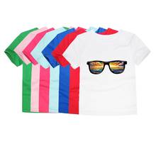 Летние детские футболки со стеклянным принтом детская хлопковая Футболка с единорогом топы для девочек, одежда повседневная одежда для мальчиков футболки, крутые футболки для малышей 2024 - купить недорого