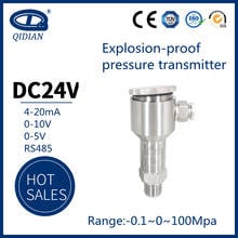 Transmissor de pressão à prova de explosão, sensor automático de pressão 4-20ma 1-5v 0-10v qdx50 2024 - compre barato