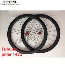 carbon wheels 700c road 18/21 holes tubular carbon wheelset bicycle carbon wheels road wheels carbon 2024 - buy cheap