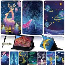 Universal Tablet Case for  8"/8.4"/10"/10.8"Huawei MediaPad M1/M2/M3/M5/M6 Smart PU Leather Shockproof Tablet Cover Stand Case 2024 - buy cheap