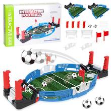 Детская настольная доска футбол игра с мячиками игрушка для мальчиков головоломка двойная битва Интерактивная мини футбольная спортивная игрушка Вечерние игры 2024 - купить недорого