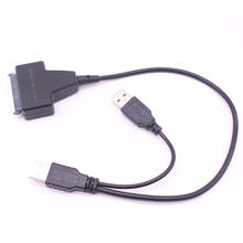 Адаптер USB 2,0 на Sata внешний адаптер питания SATA жесткий диск конвертер кабель для 2,5/3,5 дюйма SSD жесткий диск конвертер Кабель 2024 - купить недорого