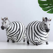 Nordic Zebra Statue Home Decoration Creativity Zebra Animal Figurines Desktop Modern Office Room Resin Crafts Gift Accessories 2024 - buy cheap