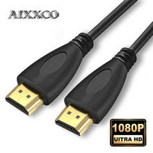AIXXCO 0.5M 1.5M 1M 2M 3M 5M 10M 15M Gold Plated HDMI-compatible Cable 1.4 1080p 3D video cables for HDTV Splitter Switcher 2024 - buy cheap