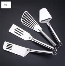 4 style Stainless Steel Leaky Steak Shovel Cheese Slicer Pizza Cutter Frying Spatula Kitchen Gadget 2024 - buy cheap