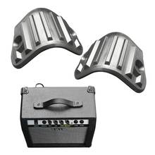 8Pcs Black Plastic Guitar AMP Speaker Cabinet Case Corner Right Angle Protector  2024 - buy cheap