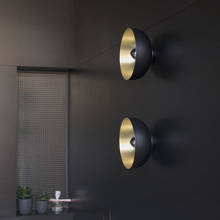 Lámpara de pared de estilo de lujo, luz minimalista moderna con pintura de cúpula de Metal, para restaurante, baño y dormitorio 2024 - compra barato