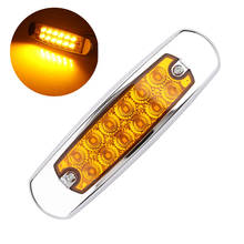 12 LED Side Marker Light Indicator Lamp Bus Truck Trailer Lorry Caravan 12V RV Pickup Trailer Truck Fender Rear Light 2024 - buy cheap