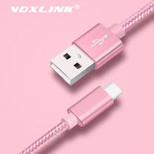 Кабель USB Type-C VOXLINK для быстрой зарядки, кабель для передачи данных Type-c, зарядное устройство usb-c для Samsung S8 S9 Note 9 8 Xiaomi mi8 mi6 HTC/LG 2024 - купить недорого