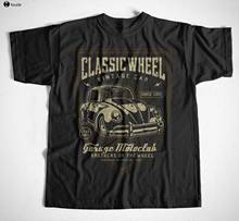 Camiseta de moda para hombre, camisa clásica con cafer de rueda Oldtimer, Kfz Mechaniker, estilo de verano, Alemania 2024 - compra barato