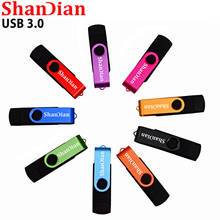 SHANDIAN High Speed USB3.0 Flash Drive OTG Pen Drive 128gb 64gb Usb Stick 32gb  Pendrive Flash Disk for Android SmartPhone/PC 2024 - buy cheap